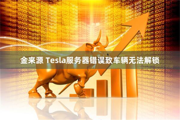 金来源 Tesla服务器错误致车辆无法解锁