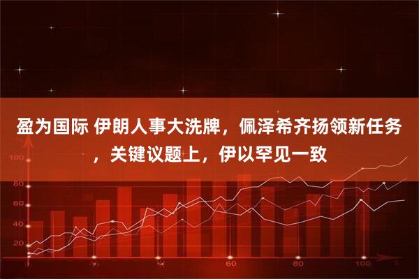 盈为国际 伊朗人事大洗牌，佩泽希齐扬领新任务，关键议题上，伊以罕见一致