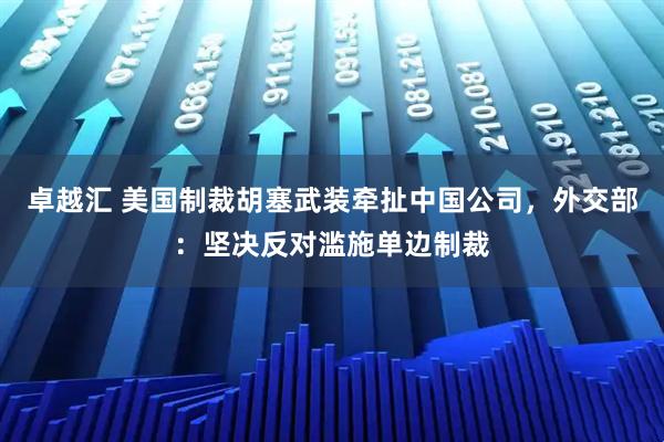 卓越汇 美国制裁胡塞武装牵扯中国公司，外交部：坚决反对滥施单边制裁
