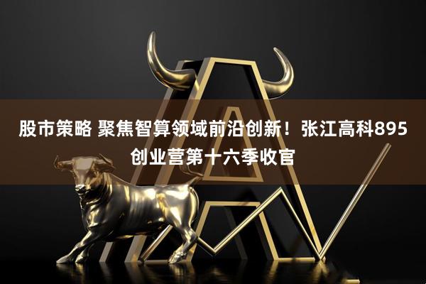 股市策略 聚焦智算领域前沿创新！张江高科895创业营第十六季收官